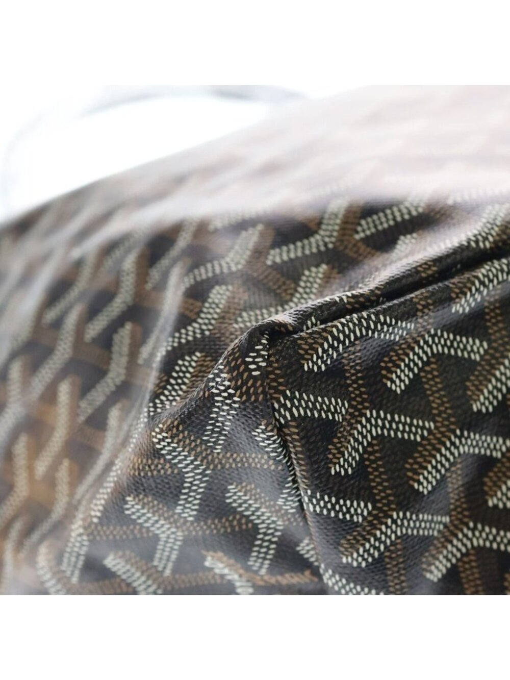 Goyard Saint Louis GM Tote Back Leather Brown Black - Picture 5 of 8